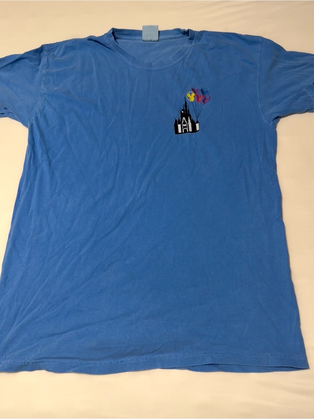 Embroidered Disney Castle Tee